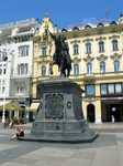 Statue of Ban J Jelacic (Ban J Jelacic Square) - Zagreb Croatia